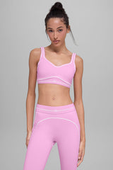 Airbrush Heart Throb Bra - Candy Heart Pink/White