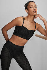 Airlift Mesh Cherish Bra - Black