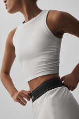 Sway Bra Tank - White