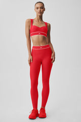 Airlift Alignment Bra - Bright Red/White
